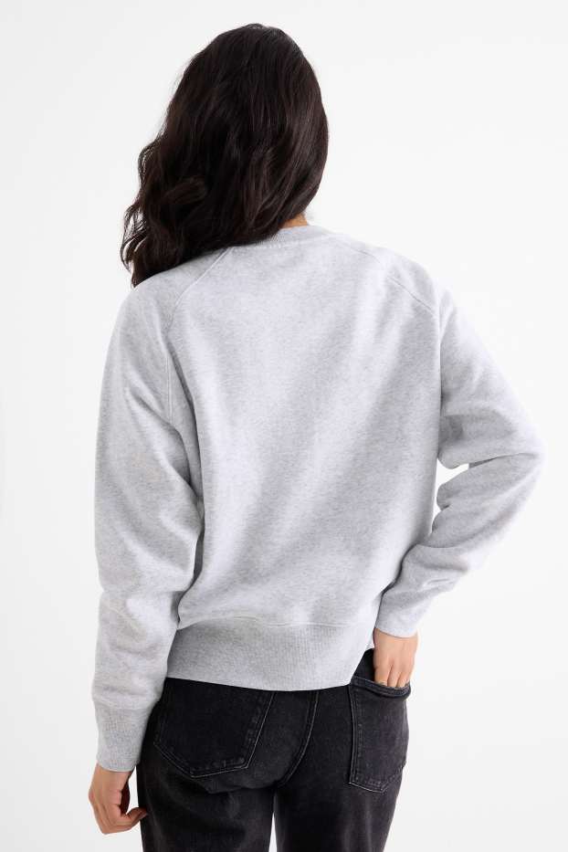 Dames - Sweatshirt - licht grijs-mix
