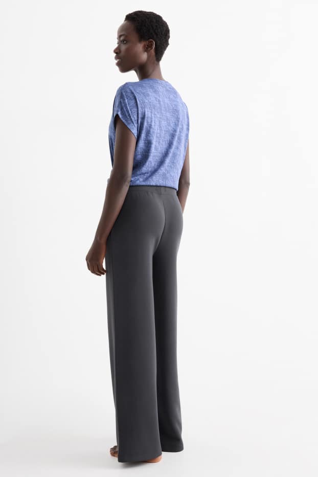 Women - Tracksuit bottoms - yoga - dark gray