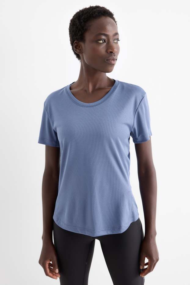 Women - Technical top - running - blue