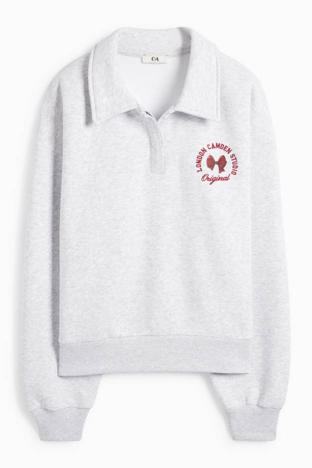 Women - Sweatshirt - light gray-melange