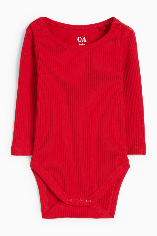 Miminka - chlapci - Motiv soba - vánoční outfit pro miminka - 2dílný - bílá