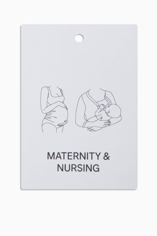 Women - Multipack of 2 - nursing top - black / white