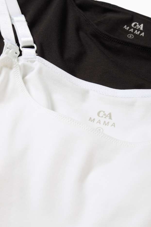 Women - Multipack of 2 - nursing top - black / white