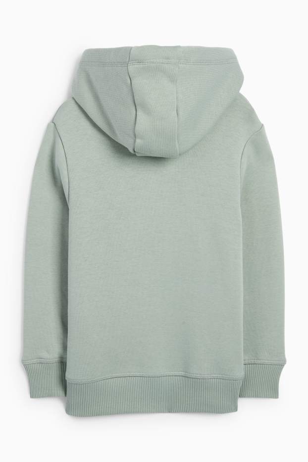 Bambini - Procione - felpa con cappuccio - verde chiaro