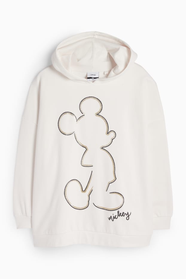 Women - Hoodie - Mickey Mouse - white