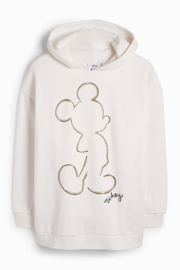 Women - Hoodie - Mickey Mouse - white
