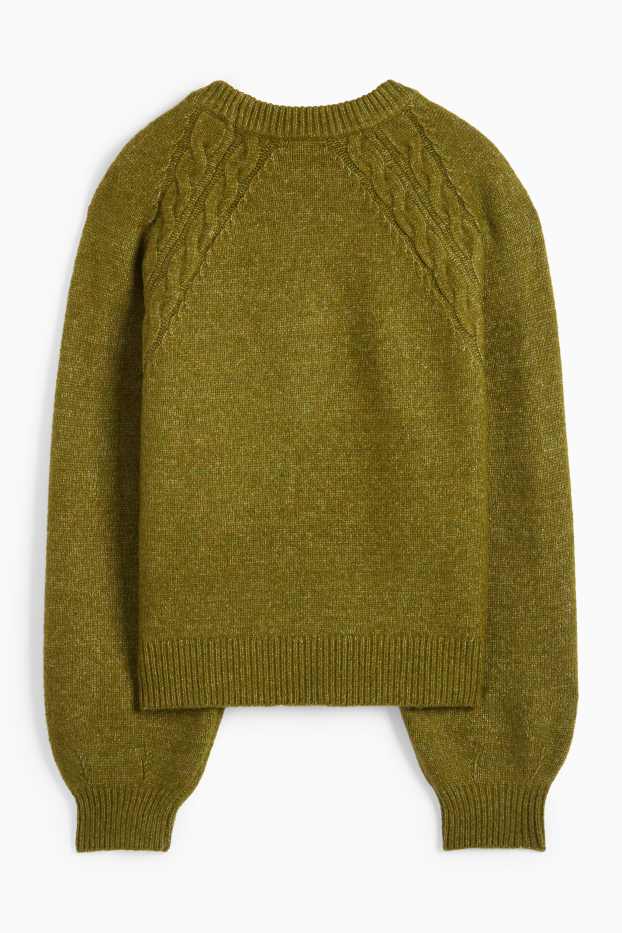 Femmes - Pull - vert foncé