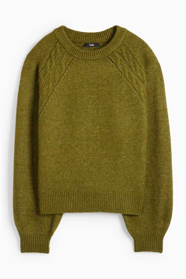 Femmes - Pull - vert foncé