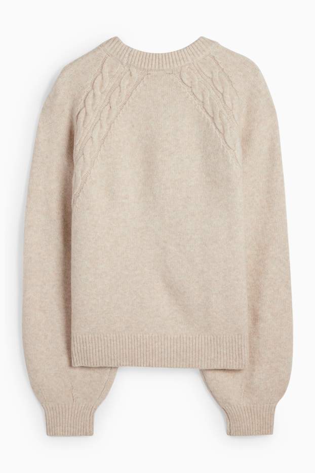 Donna - Maglione - beige chiaro