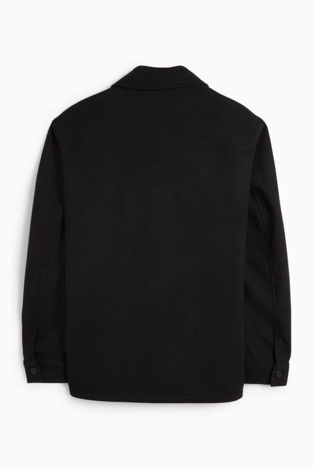 Herren - Hemd - Relaxed Fit - Kent - schwarz