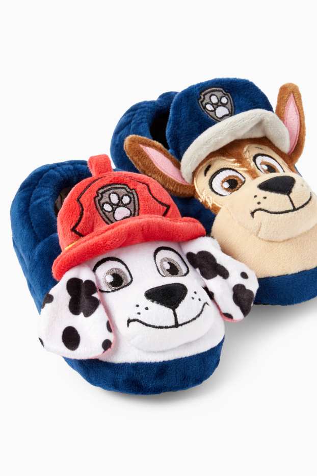 Bambini - PAW Patrol - Chase, Marshall - pantofole - blu scuro