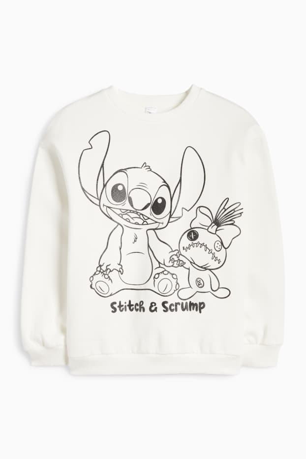 Kinder Mädchen - Lilo & Stitch - Sweatshirt - weiß