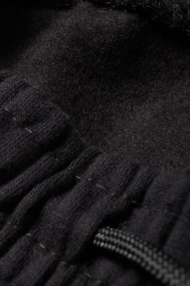 Copii - Băieți - Pantaloni de trening cargo - negru