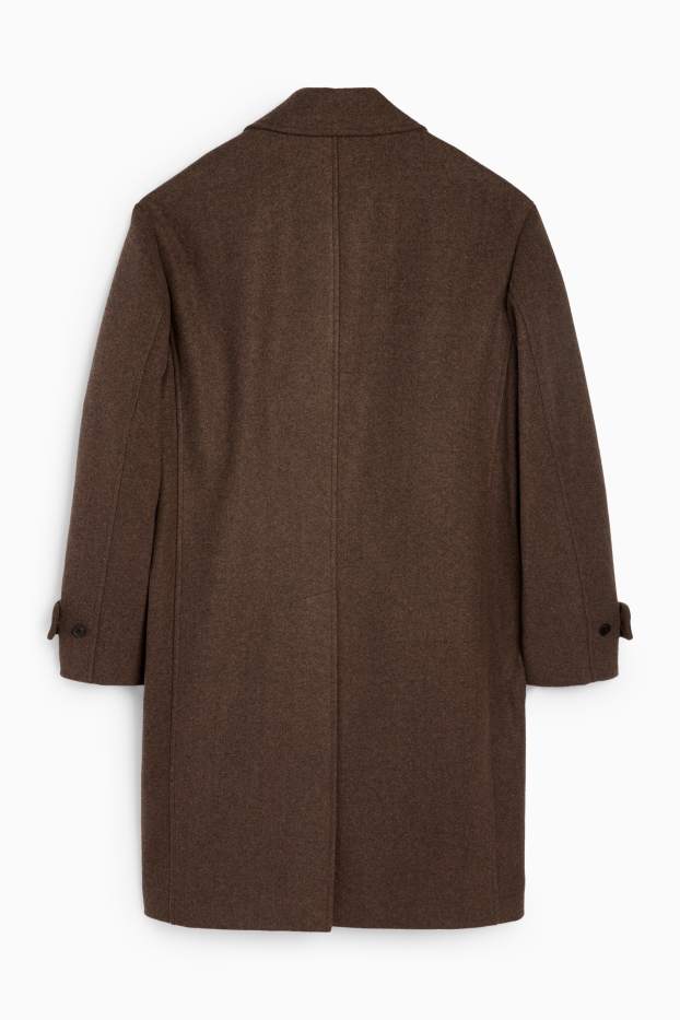 Heren - Mantel - bruin