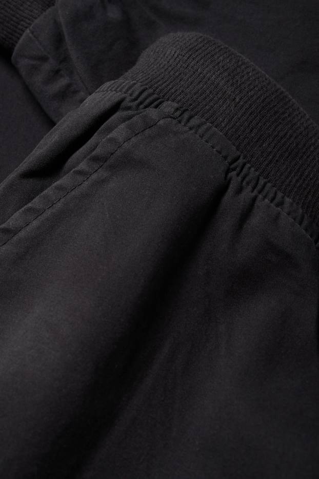Children Boys - Thermal cargo trousers - black