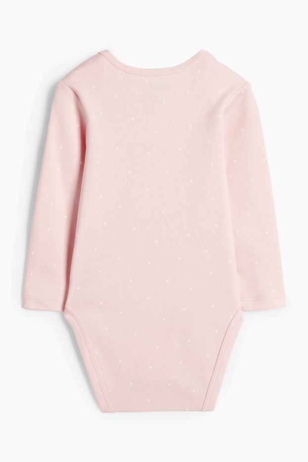 Baby Mädchen - Häschen - Baby-Body - rosa