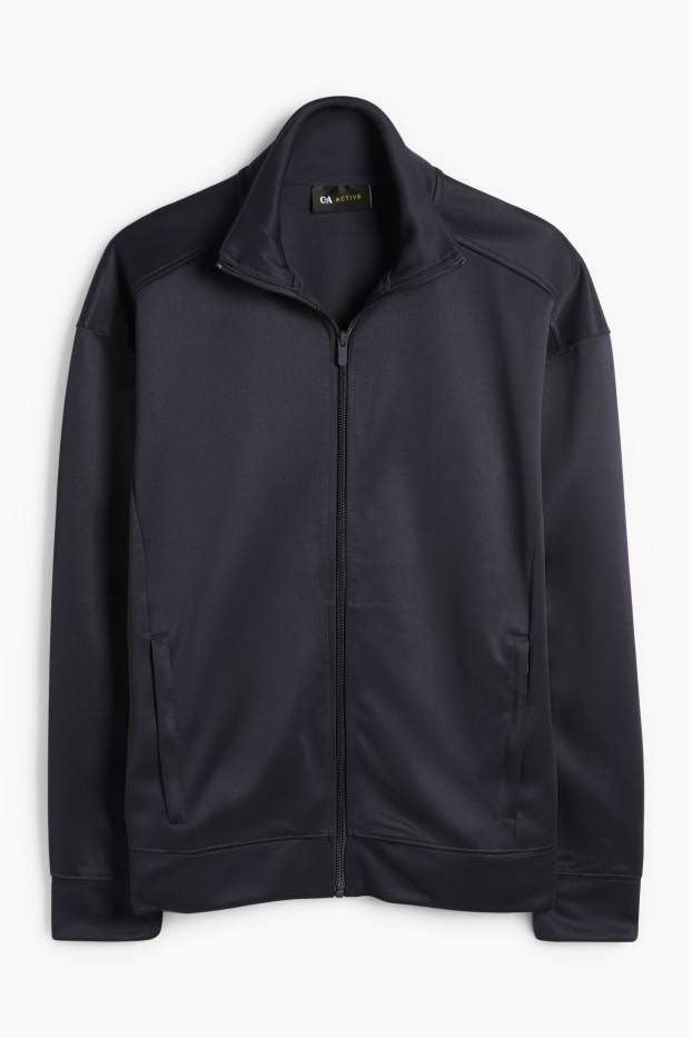Herren - Sport-Sweatjacke - dunkelblau