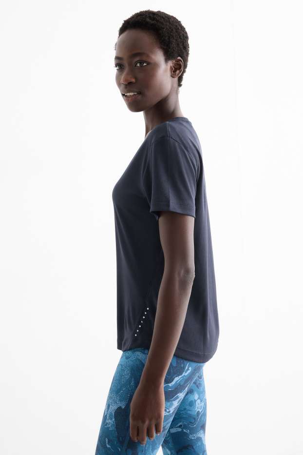 Women - Technical top - running - dark blue
