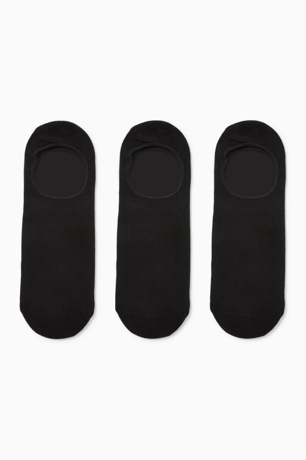 Hombre - Pack de 3 - salvamedias - negro