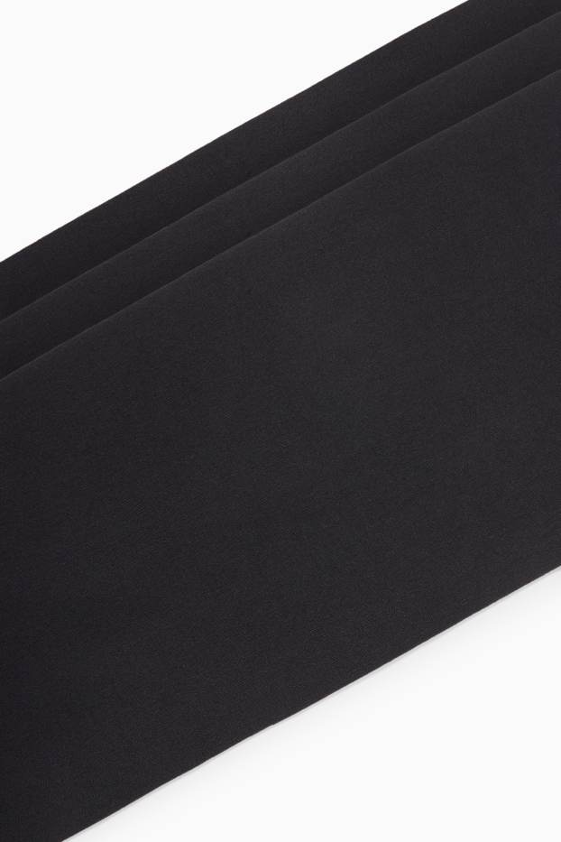 Femmes - Lot de 3 paires - mi-bas - LYCRA® - 20 DEN - noir