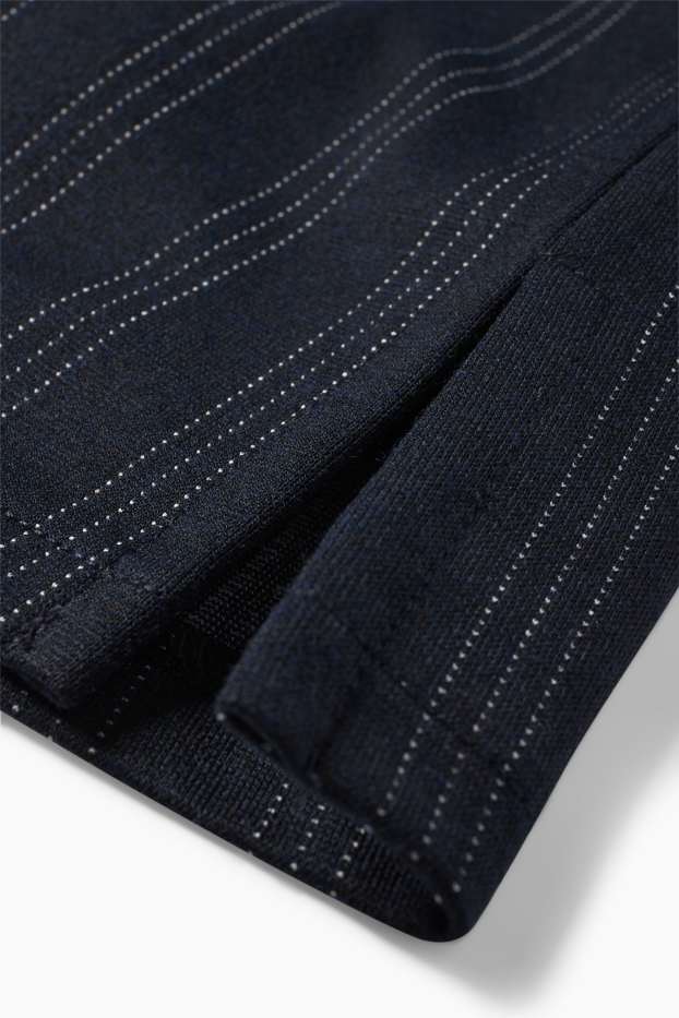 Mujer - Falda pantalón - raya diplomática - azul oscuro
