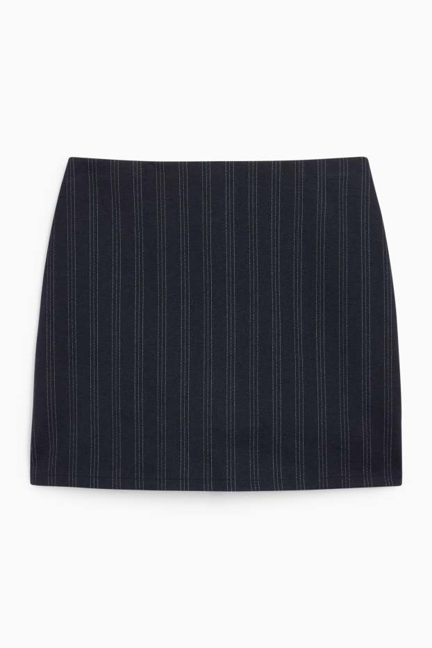Mujer - Falda pantalón - raya diplomática - azul oscuro