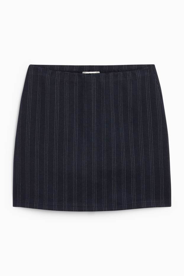 Mujer - Falda pantalón - raya diplomática - azul oscuro