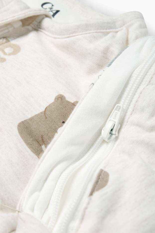 Bebés niños - Animales silvestres - saco de dormir para bebé - 6-18 meses - beige claro