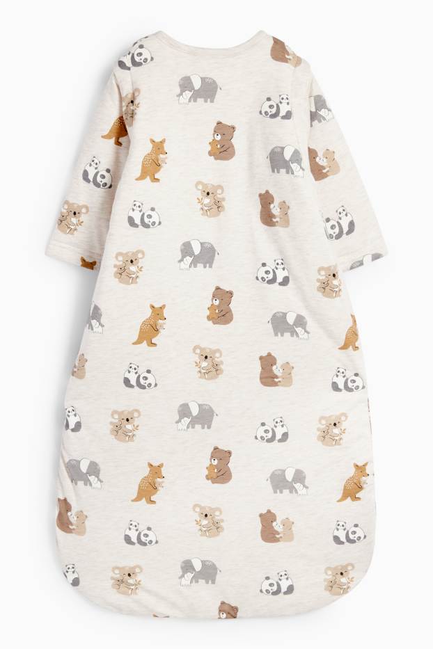 Bebés niños - Animales silvestres - saco de dormir para bebé - 6-18 meses - beige claro