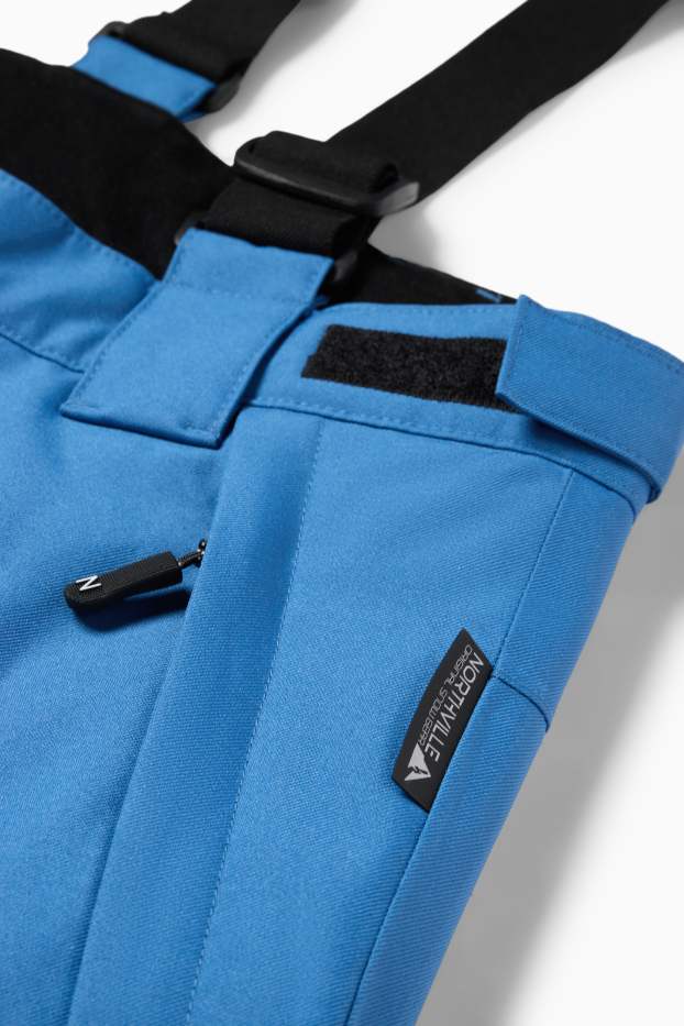 Kinder Buben - Skihose - wasserdicht - blau