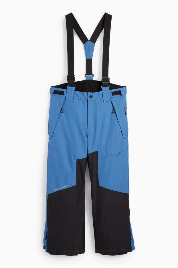 Kinder Buben - Skihose - wasserdicht - blau