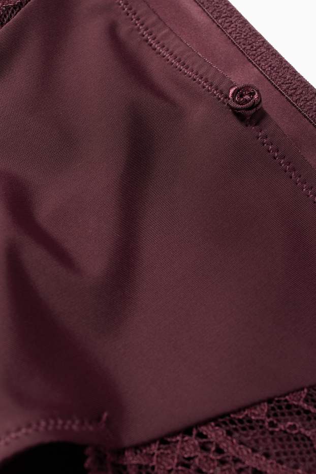 Donna - Slip - bordeaux