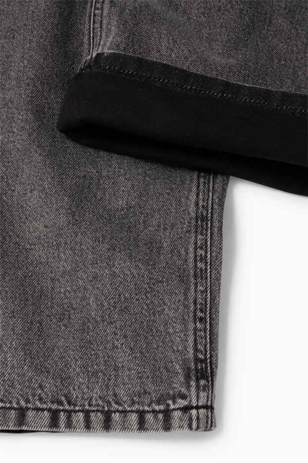 Kinderen: jongens - Skater jeans - thermojeans - jeansgrijs