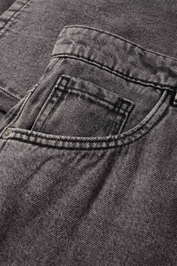 Kinderen: jongens - Skater jeans - thermojeans - jeansgrijs