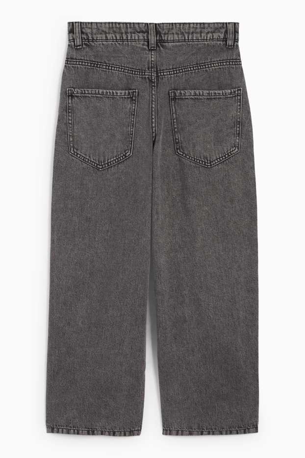Kinderen: jongens - Skater jeans - thermojeans - jeansgrijs
