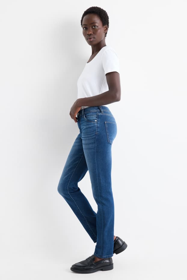 Women - Slim jeans - jog denim - blue denim