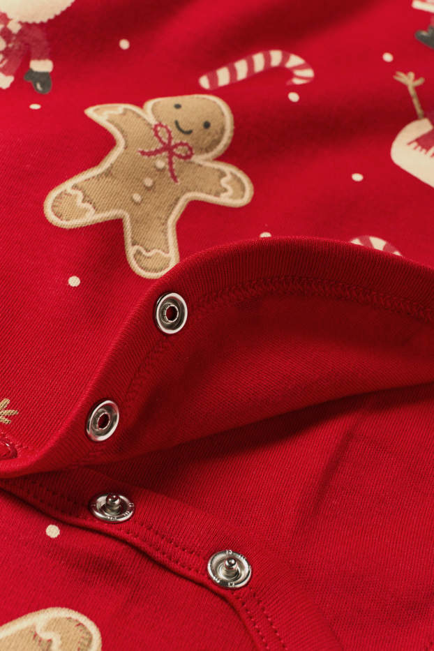 Unisex - Babbo Natale - body natalizio per neonati - rosso