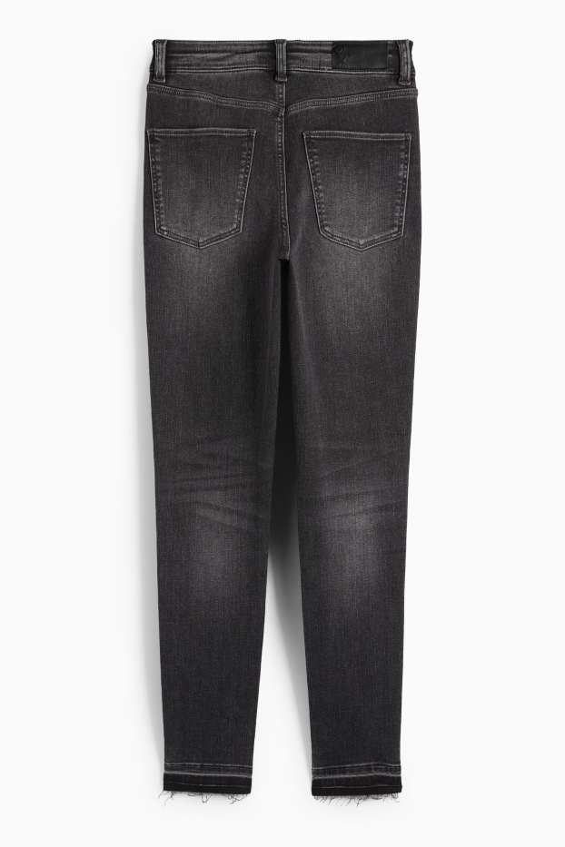 Women - Skinny jeans - high waist - LYCRA® ADAPTIV fibre - denim-gray