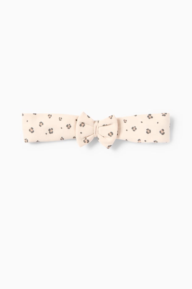 Baby Mädchen - Leopard - Baby-Outfit - 3 teilig - rot