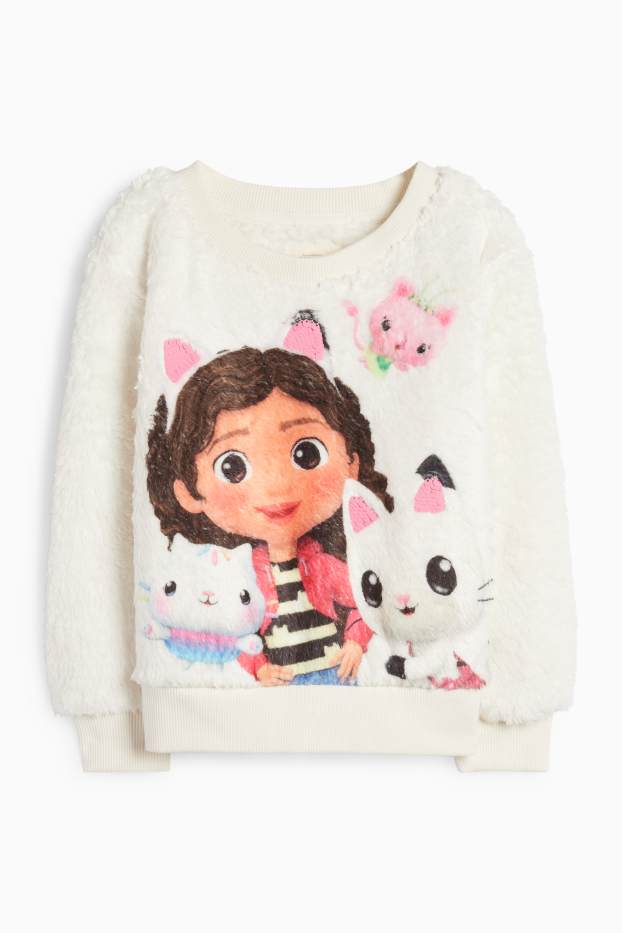 Kinder Mädchen - Gabby's Dollhouse - Sweatshirt - cremeweiß
