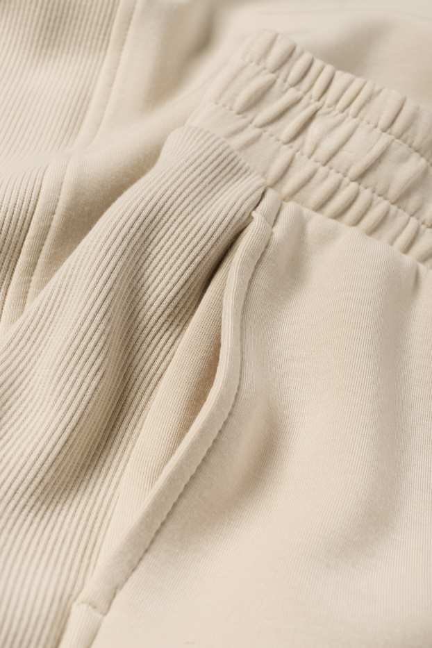 Dames - Sportbroek - licht beige