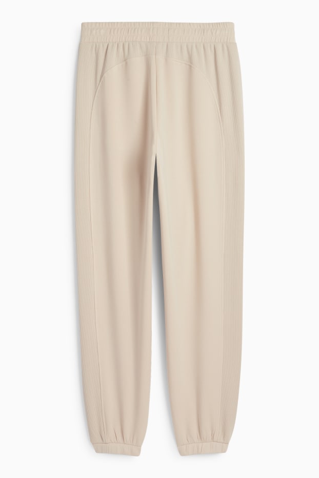 Dames - Sportbroek - licht beige