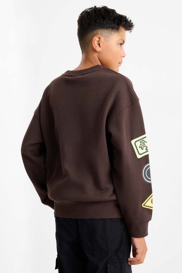 Enfants garçons - Exploding Kittens - sweat - noir