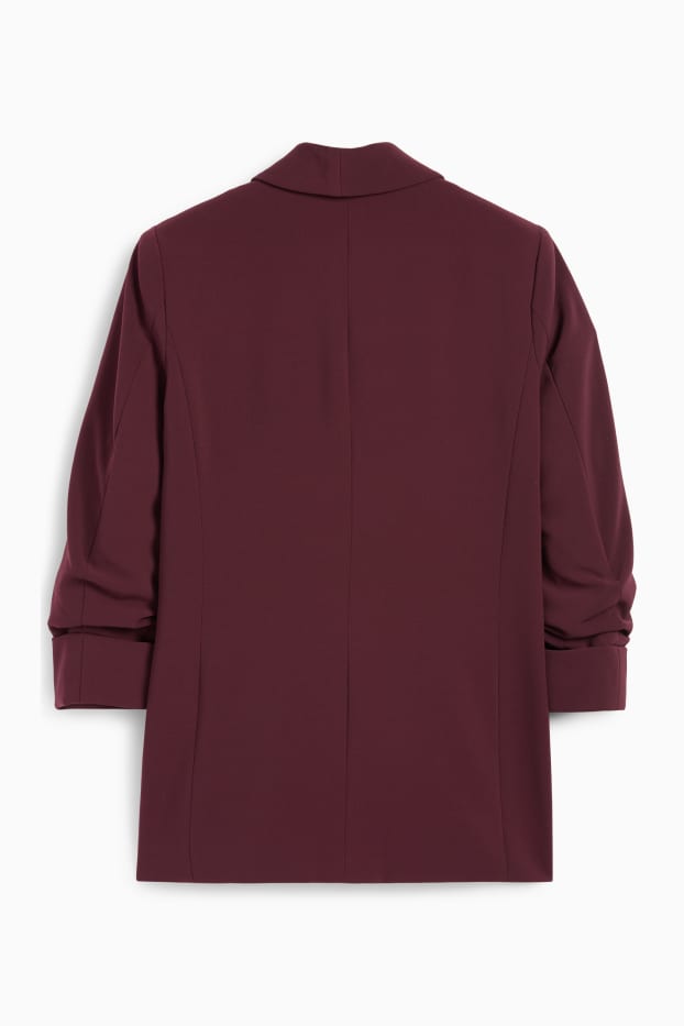 Damen - Business-Blazer - Regular Fit - bordeaux