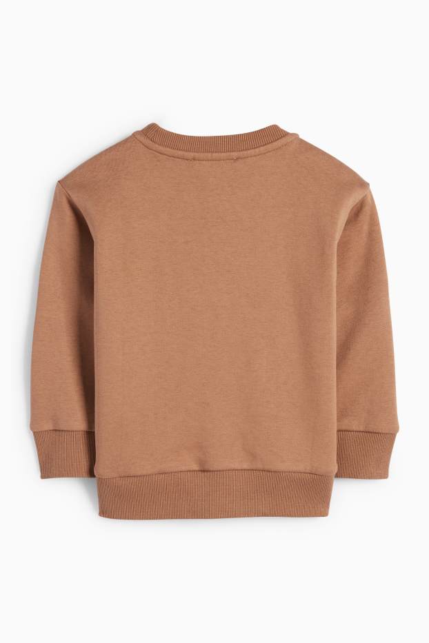 Kinder Buben - Wildtiere - Sweatshirt - hellbraun