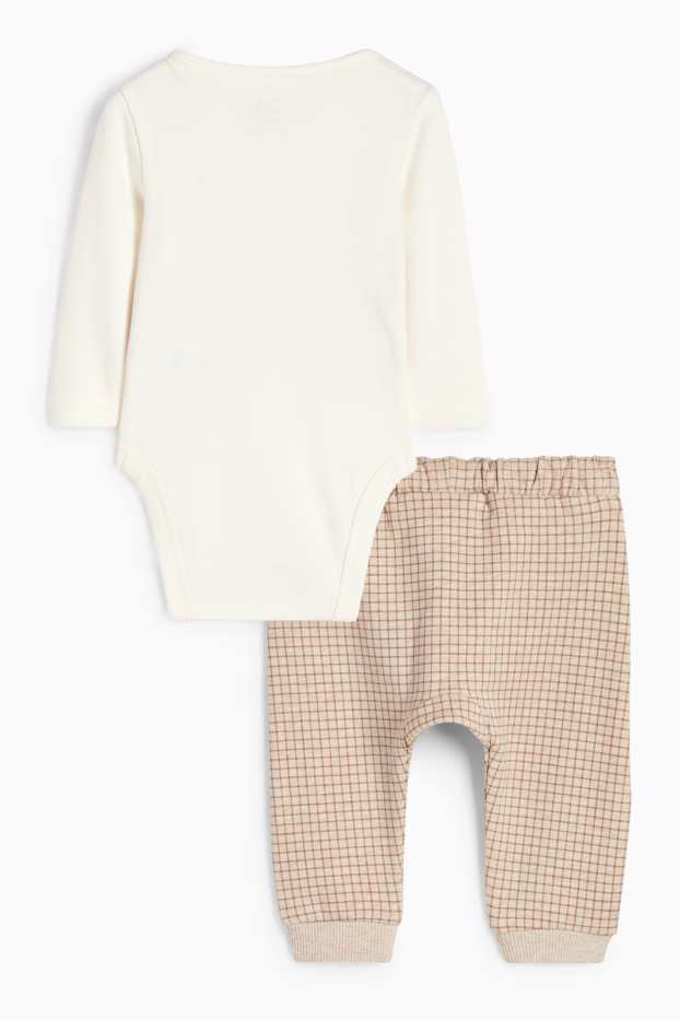 Baby Boys - Baby Christmas outfit - 2 piece - white / red
