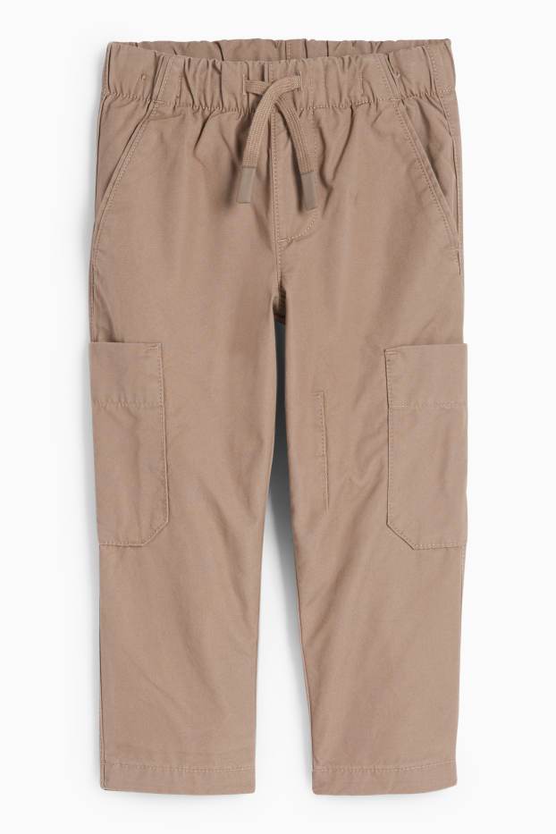 Nen - Pantalons cargo tèrmics - marró clar