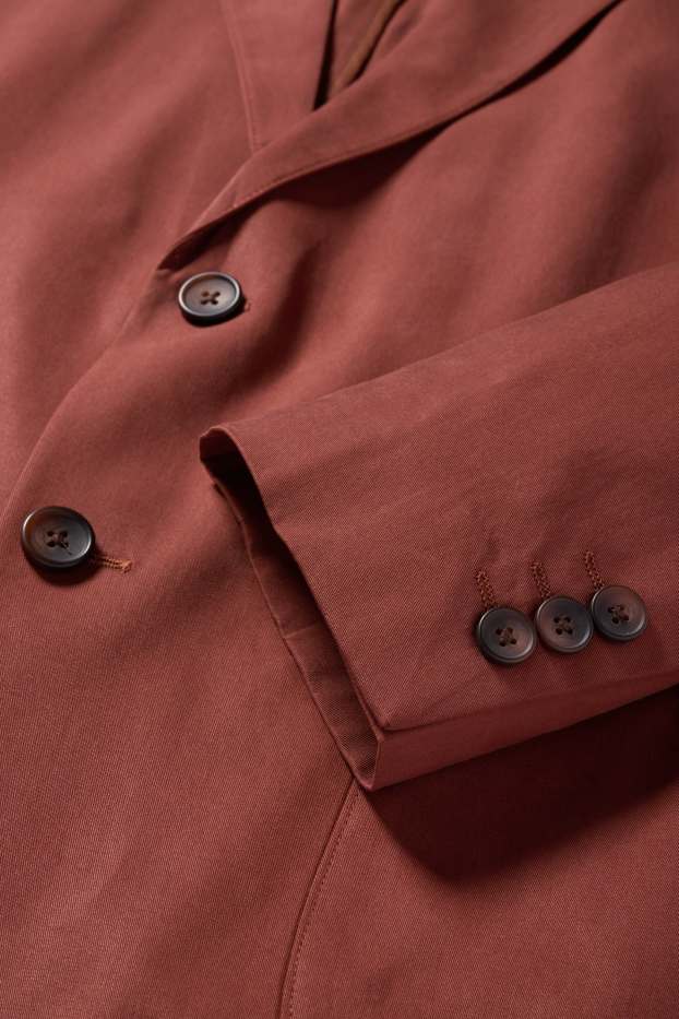 Hommes - Veste de costume - oversize - rouille