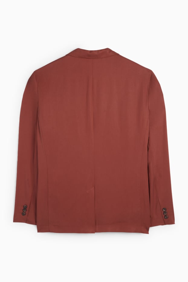 Hommes - Veste de costume - oversize - rouille