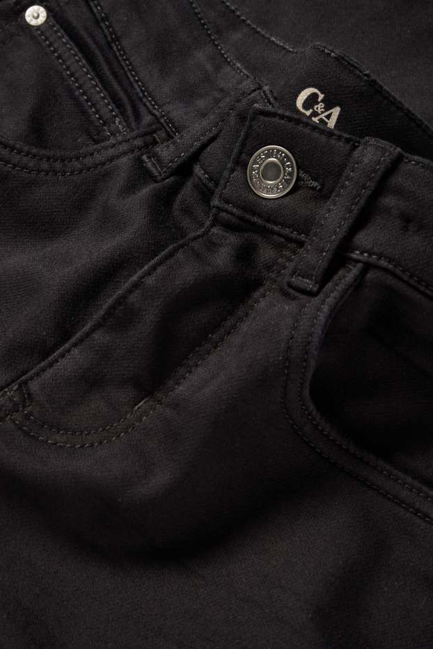 Kinder Buben - Thermohose - schwarz